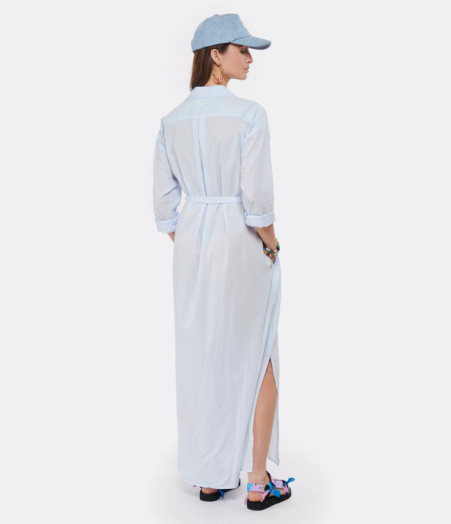 XIRENA Robe Hope Coton Bleu Sky – Image 4