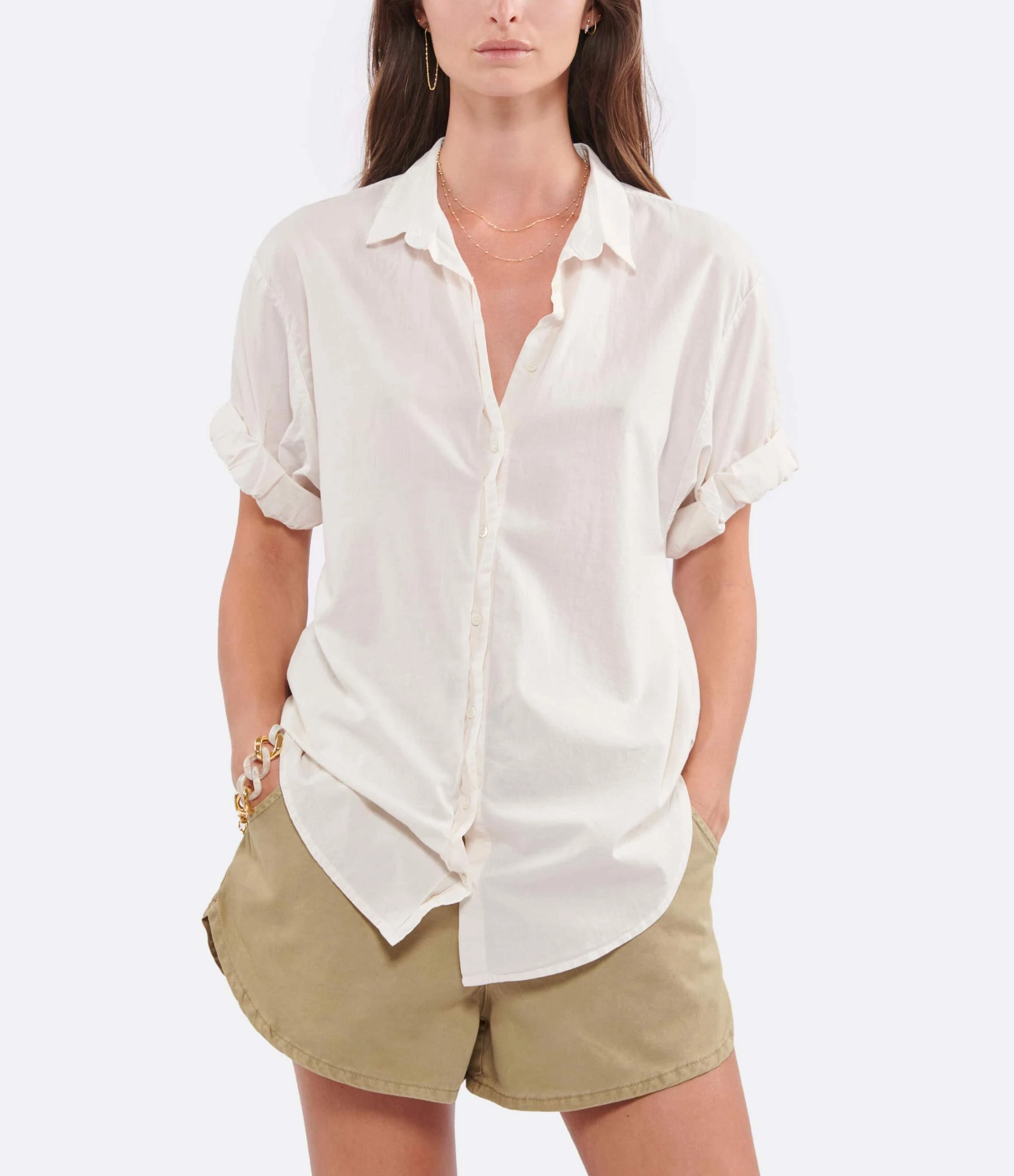 XIRENA Chemise Channing Sable – Image 2