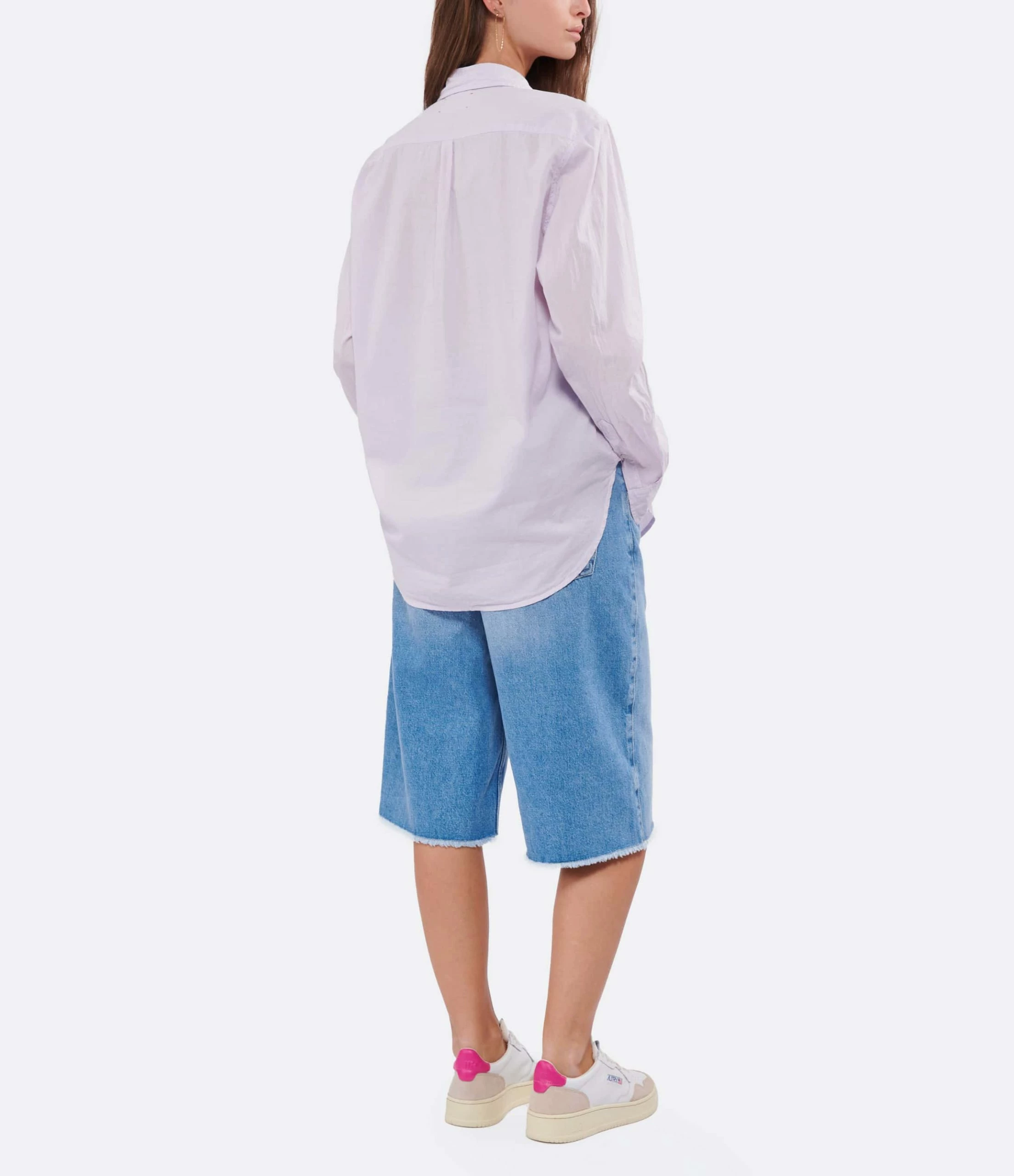 XIRENA Chemise Beau Coton Lilas – Image 5
