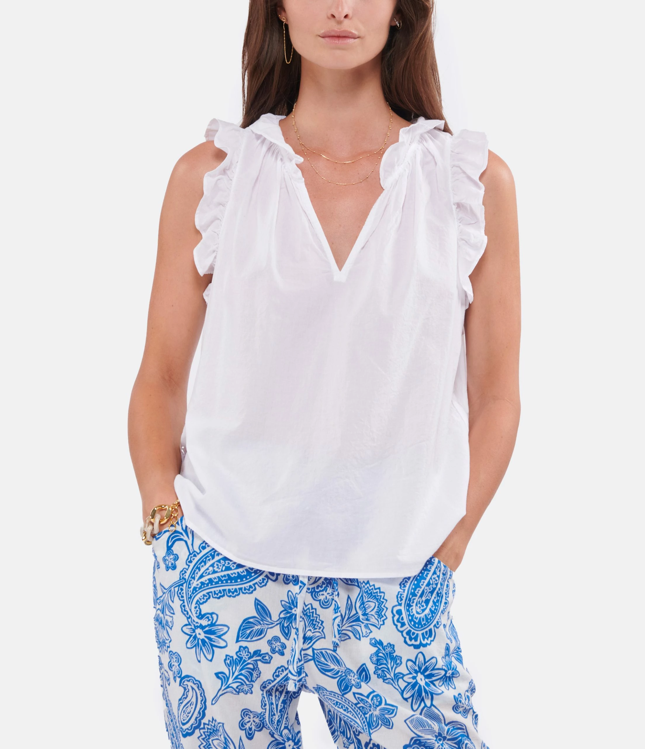 XIRENA Top Bex Blanc – Image 3