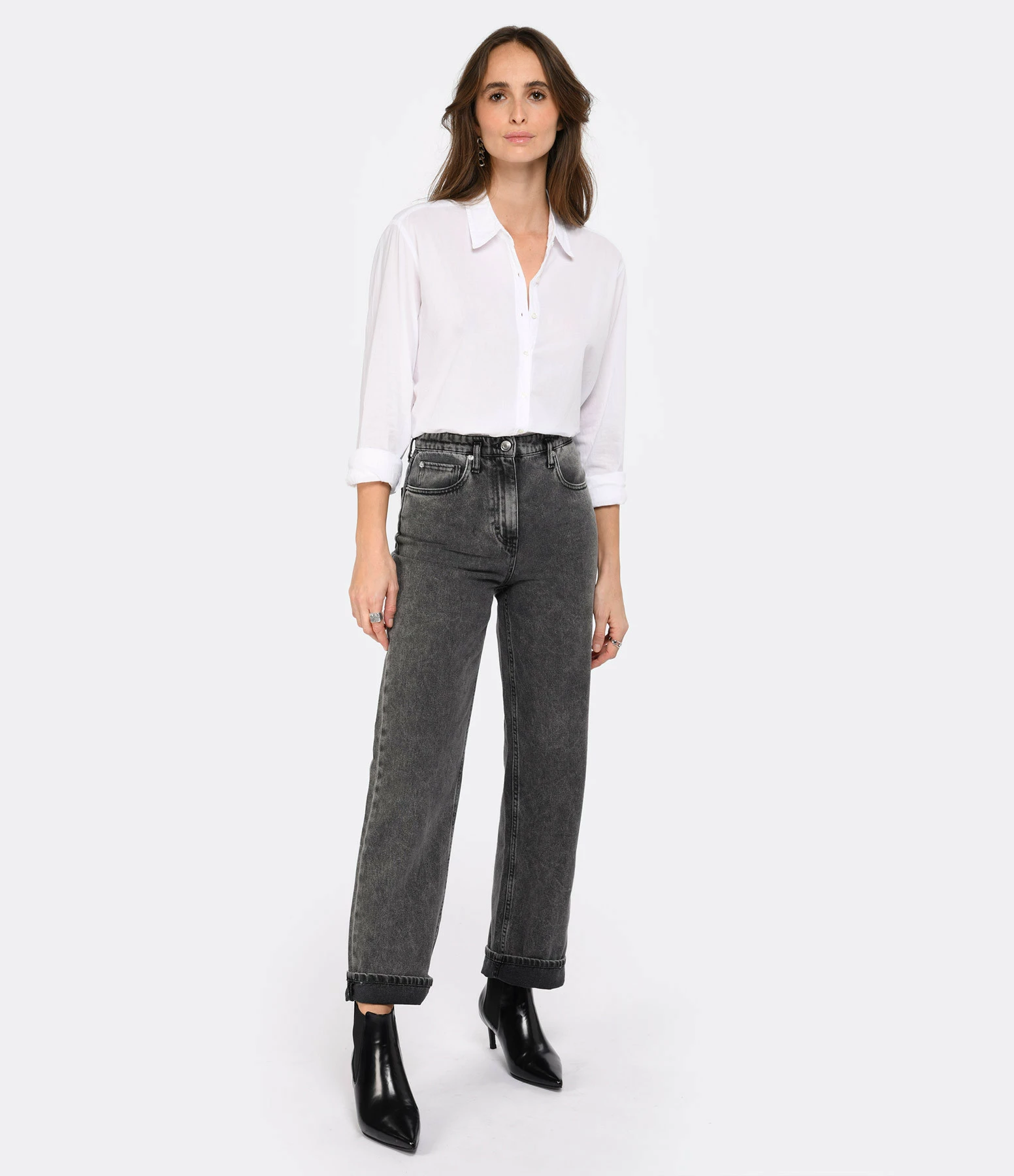 XIRENA Chemise Beau Coton Blanc – Image 5