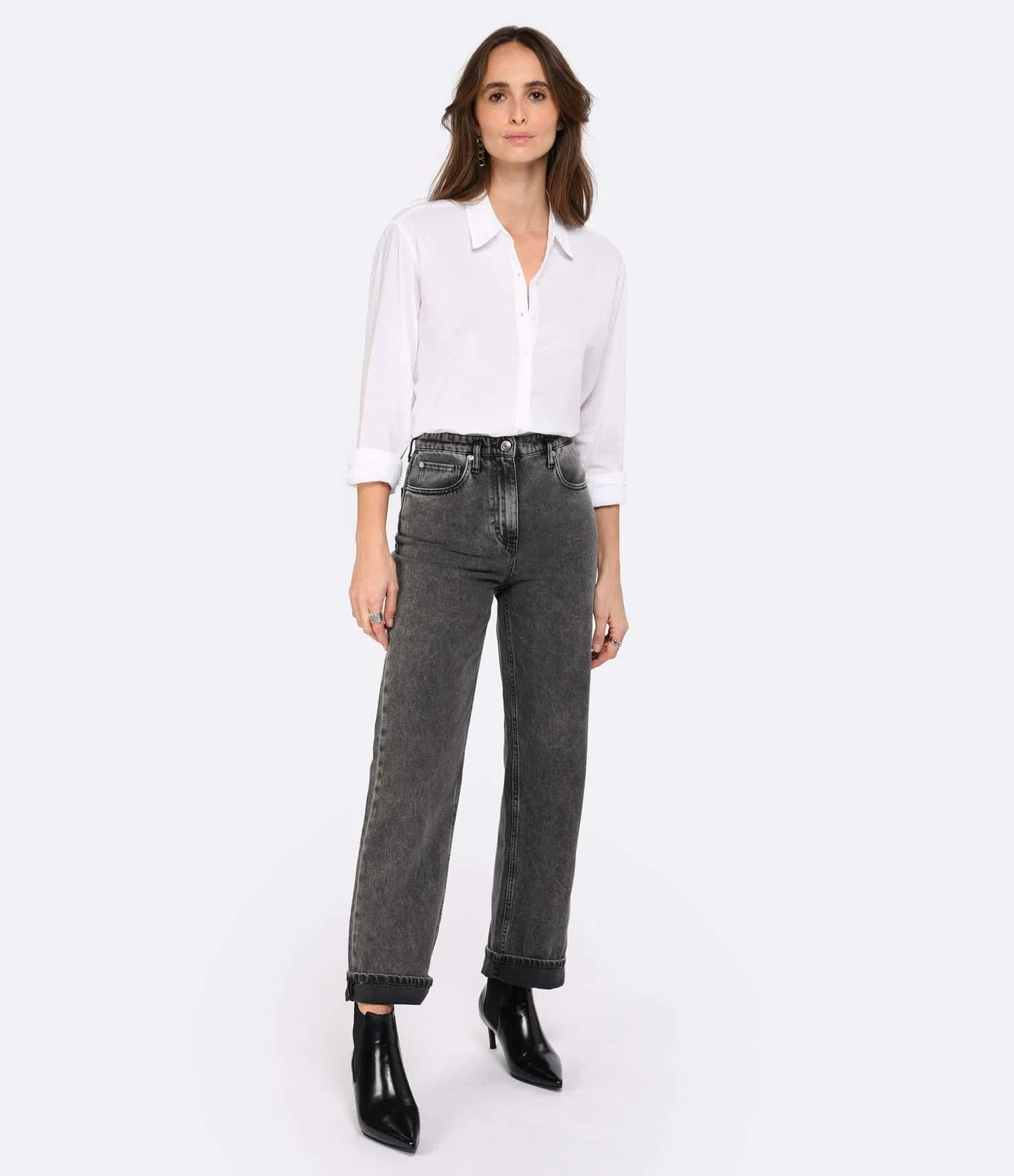 XIRENA Chemise Beau Coton Blanc – Image 5