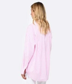 XIRENA Chemise Sydney Rayures Coton Rose 11 XIRENA Chemise Sydney Rayures Coton Rose -Boutique de vente ZIMMERMANN xiren look20230111 415 1