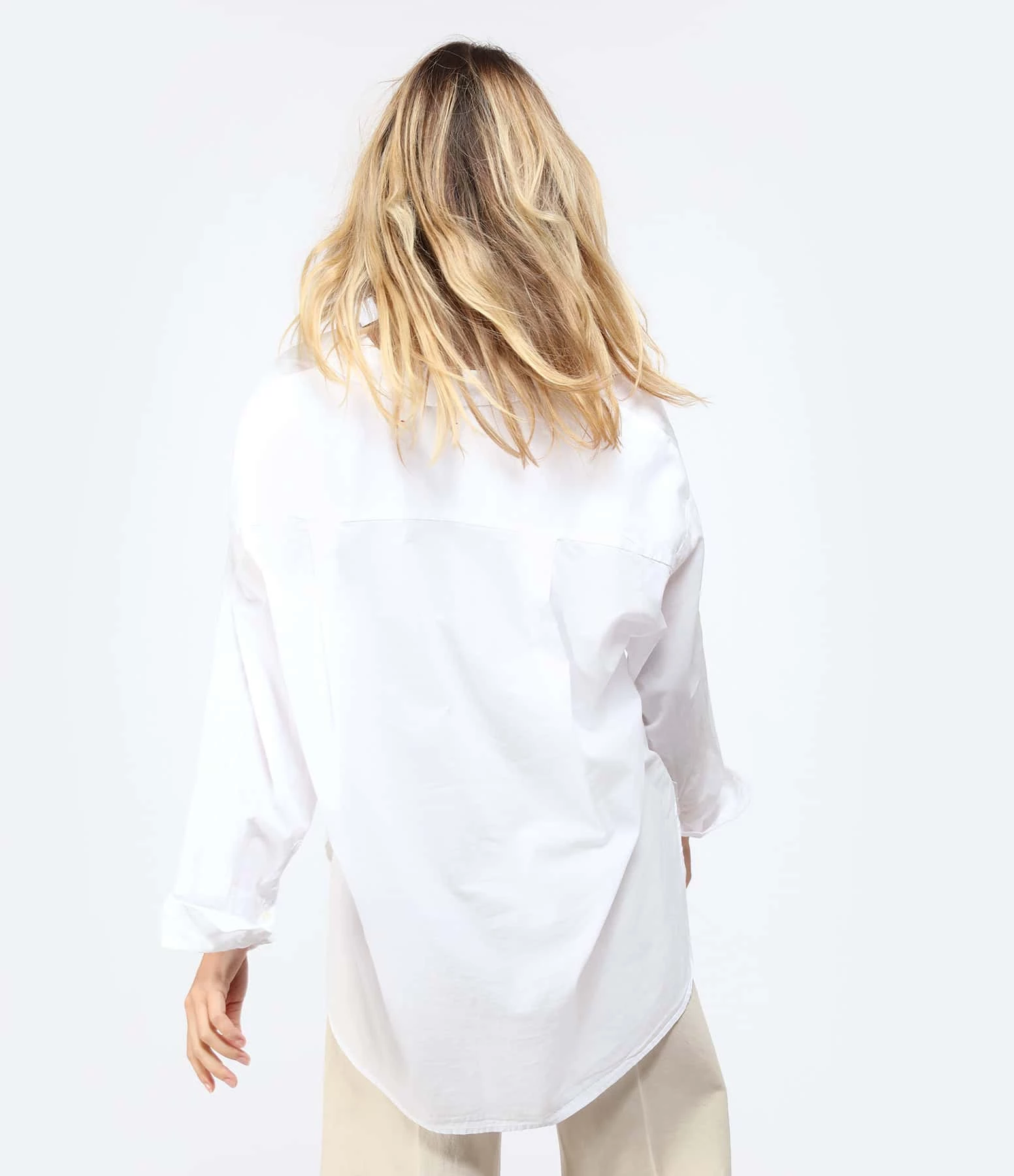 XIRENA Chemise Sydney Coton Blanc – Image 4