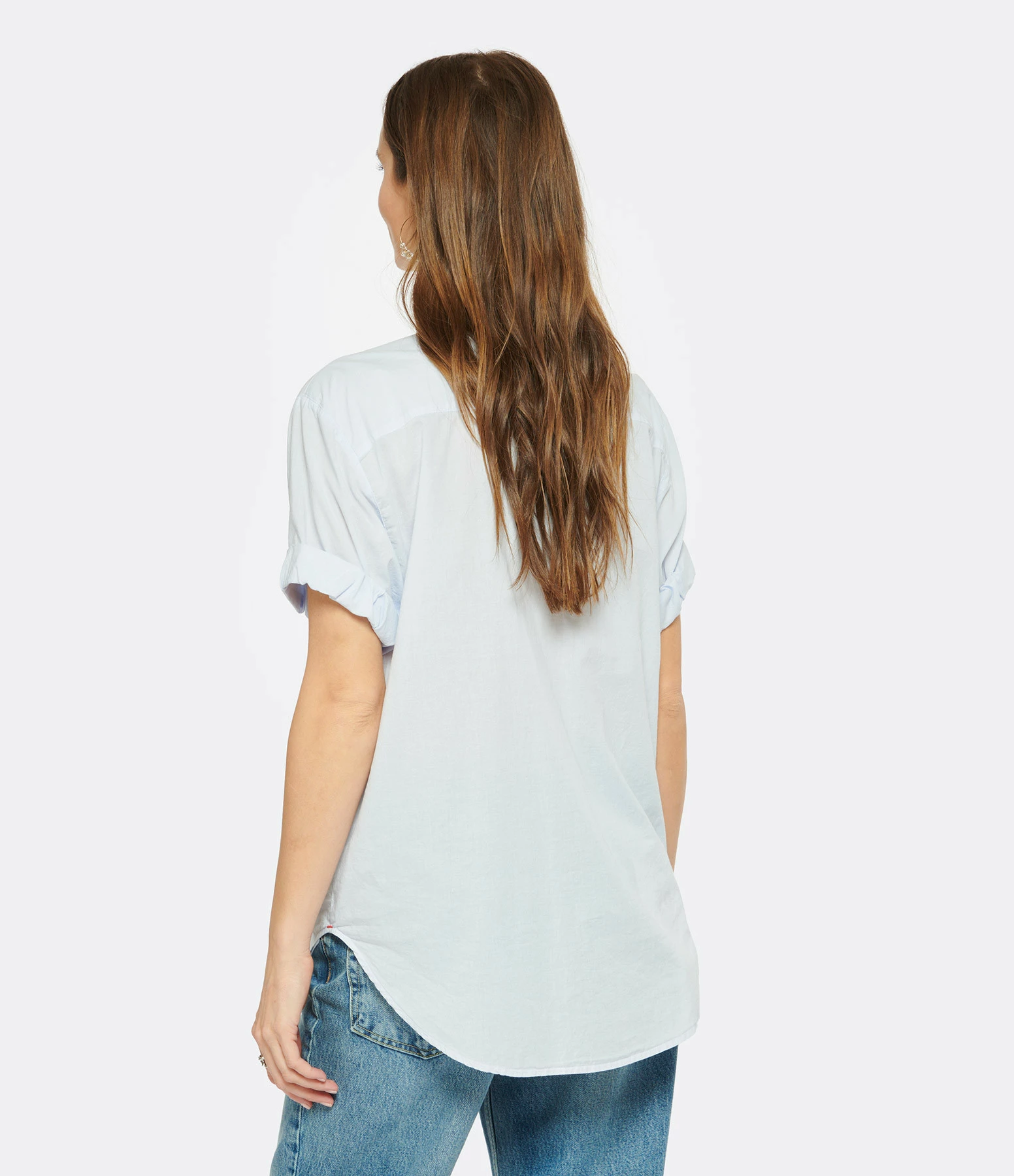 XIRENA Chemise Channing Coton Bleu Ciel – Image 4