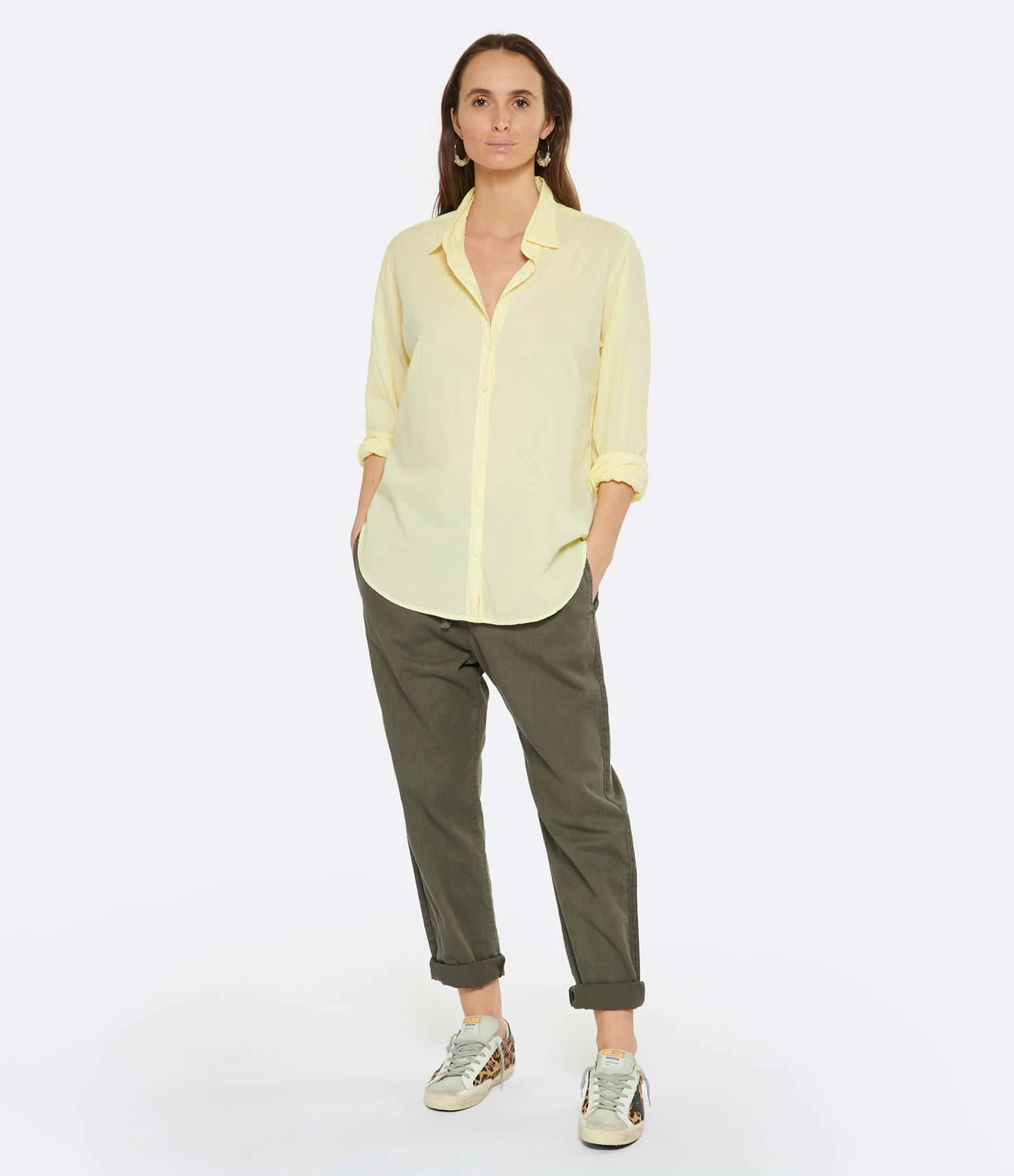 XIRENA Pantalon Rex Coton Kaki – Image 3