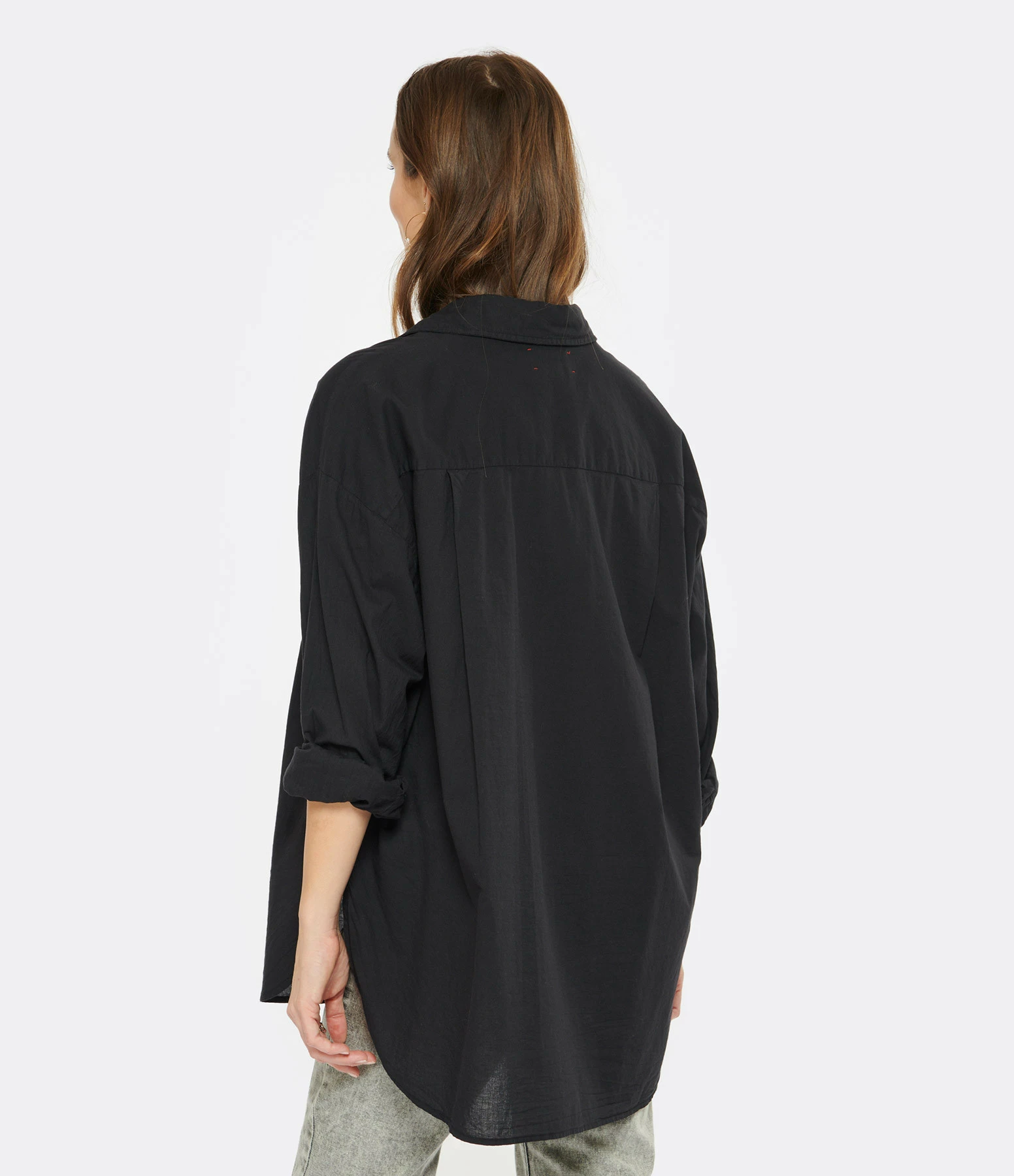 XIRENA Chemise Sydney Coton Noir – Image 4