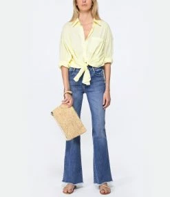 XIRENA Chemise Sydney Coton Jaune 10 XIRENA Chemise Sydney Coton Jaune -Boutique de vente ZIMMERMANN xiren look20230215 27