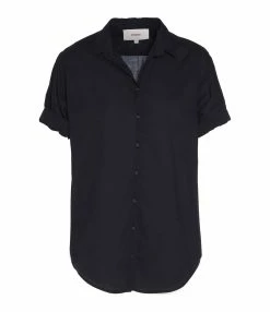 XIRENA Chemise Channing Coton Noir
