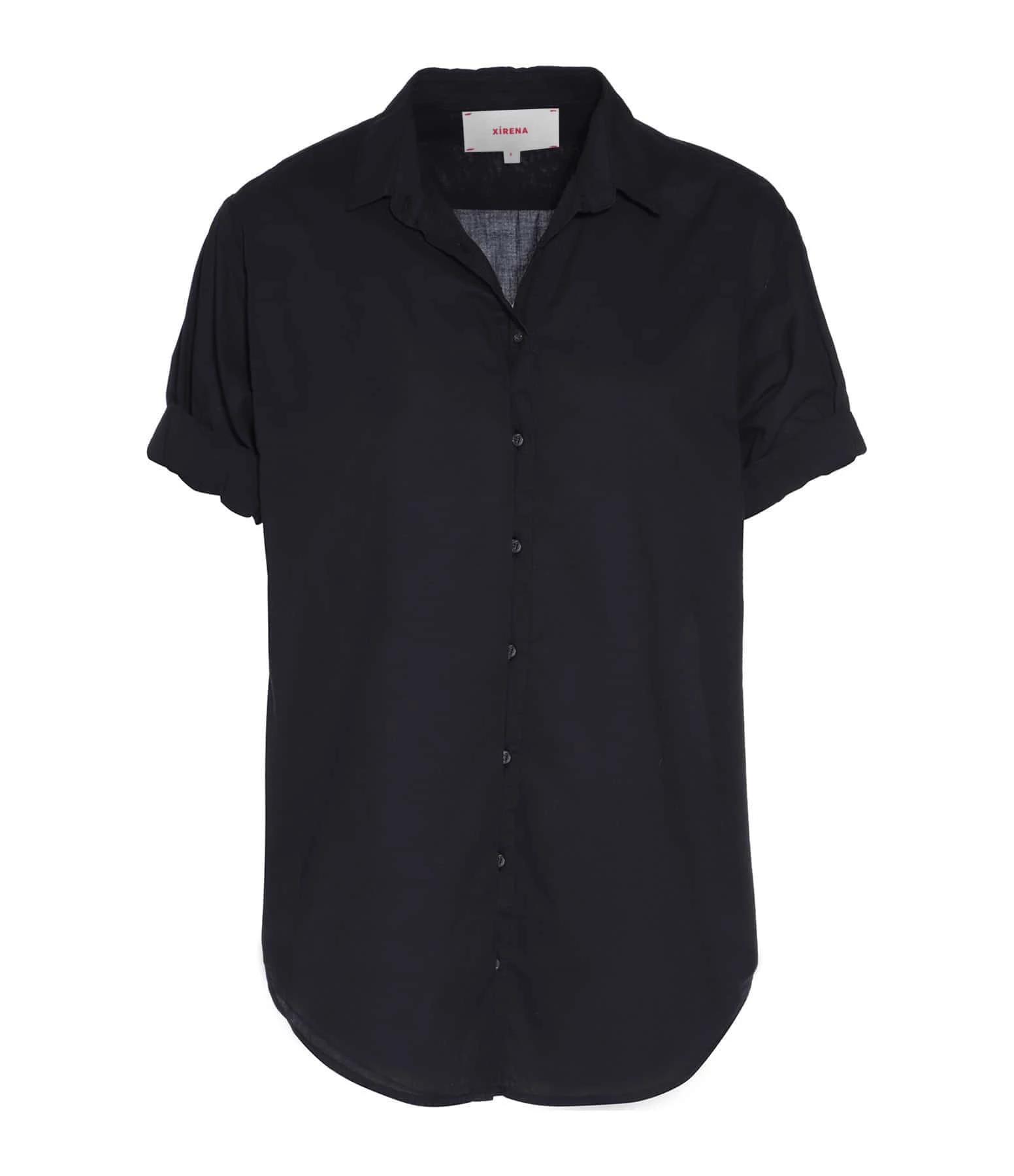 XIRENA Chemise Channing Coton Noir