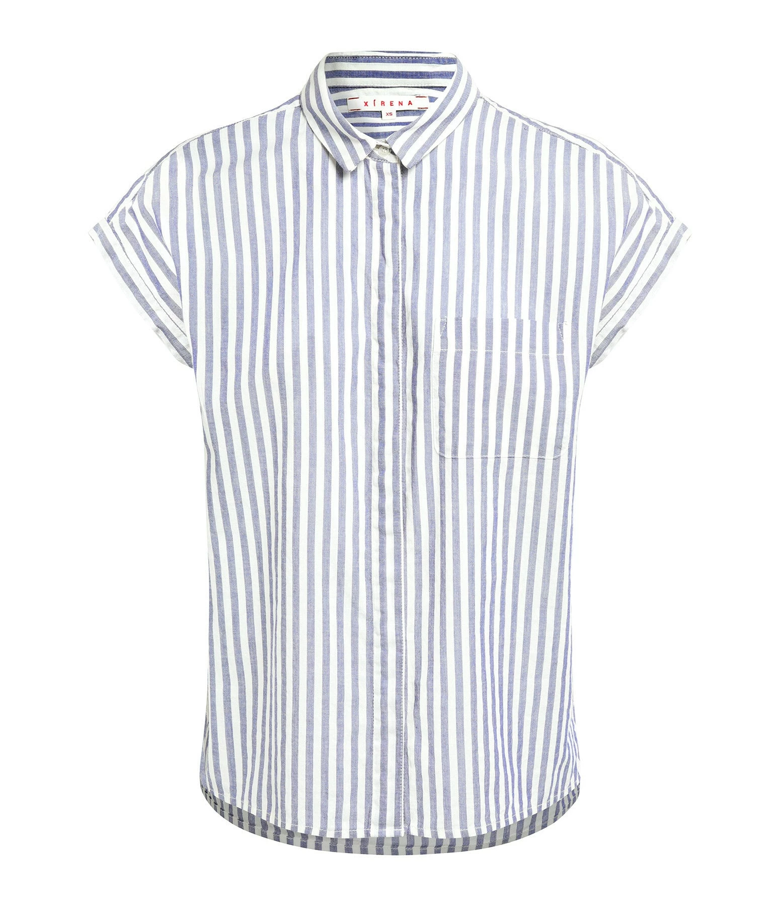 XIRENA Chemise Wess Coton Rayures Pacific