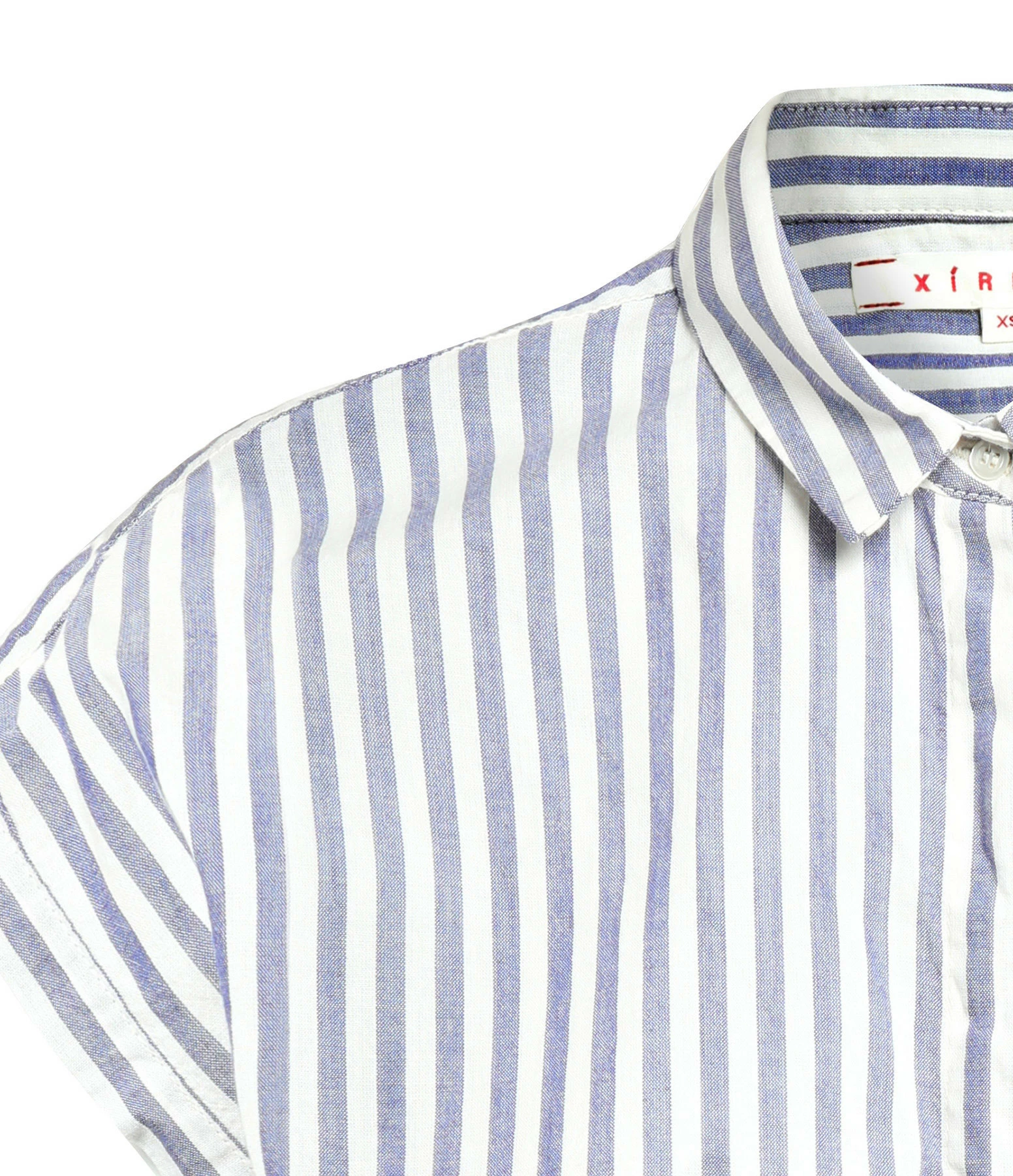 XIRENA Chemise Wess Coton Rayures Pacific – Image 2