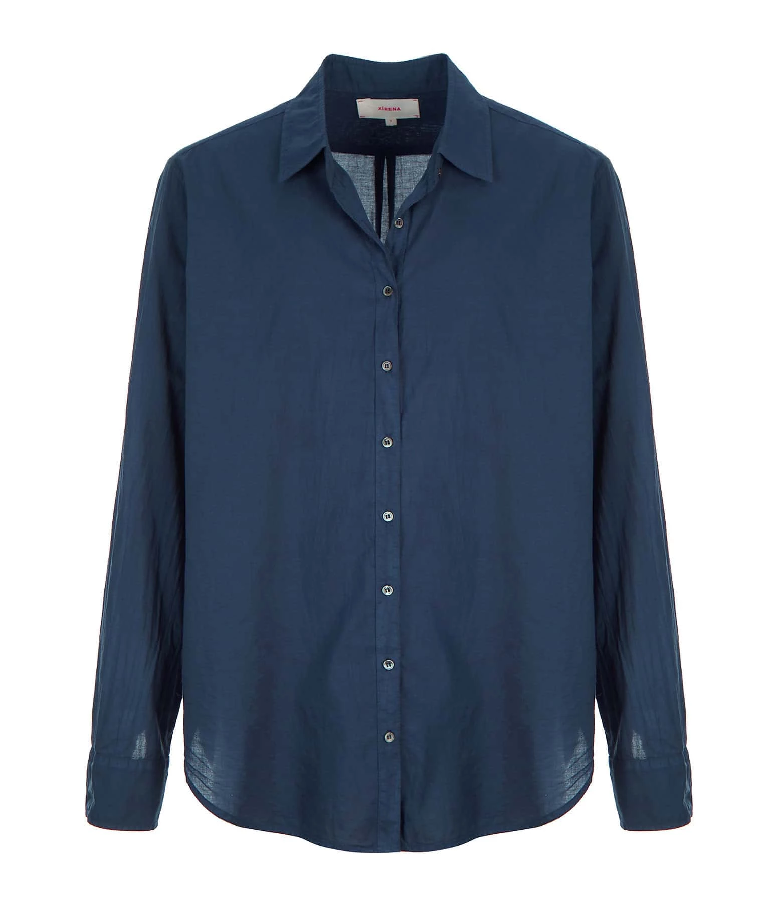 XIRENA Chemise Beau Coton Bleu Navy
