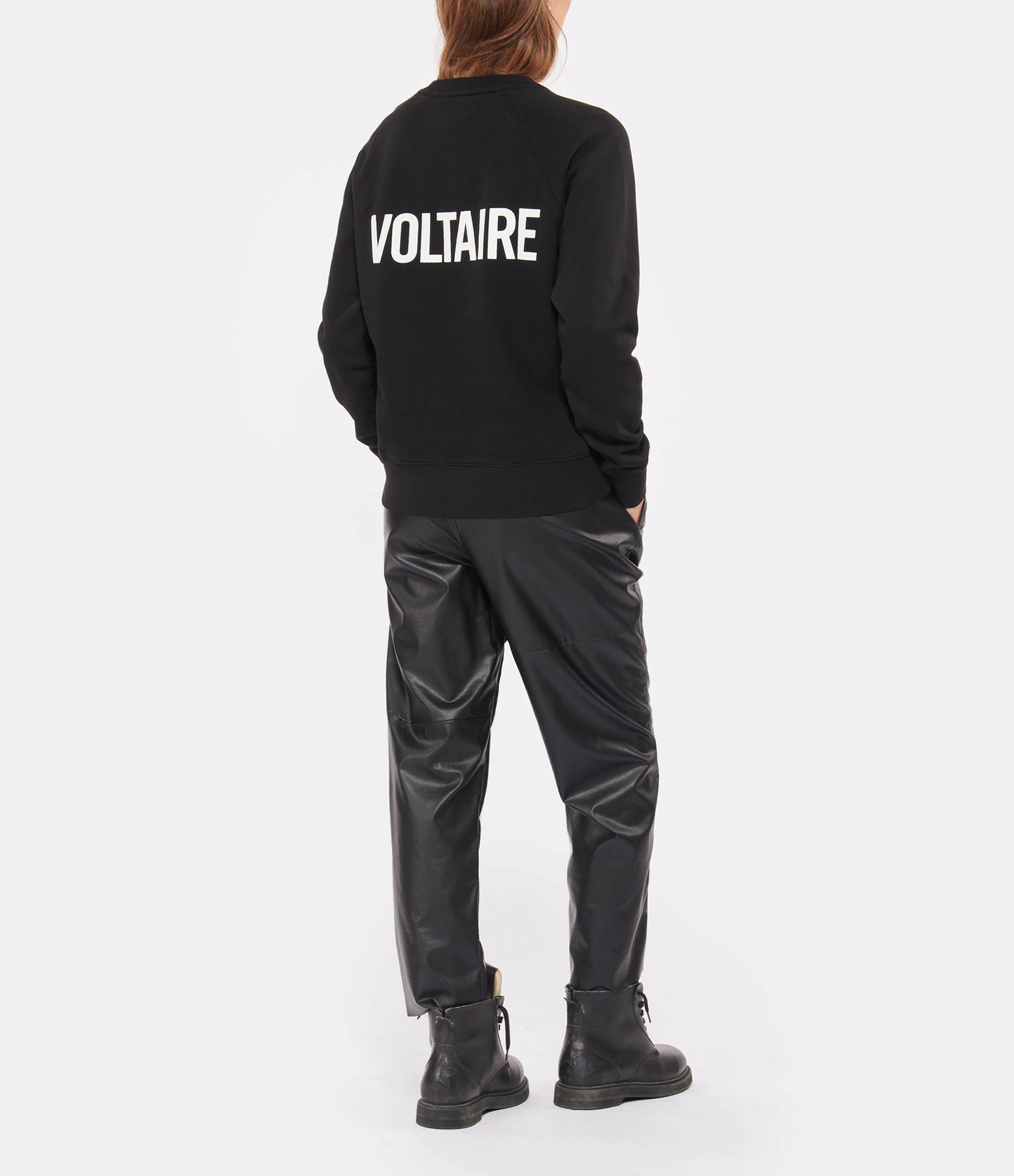 Zadig & Voltaire Sweatshirt Upper ZV Coton Noir – Image 5