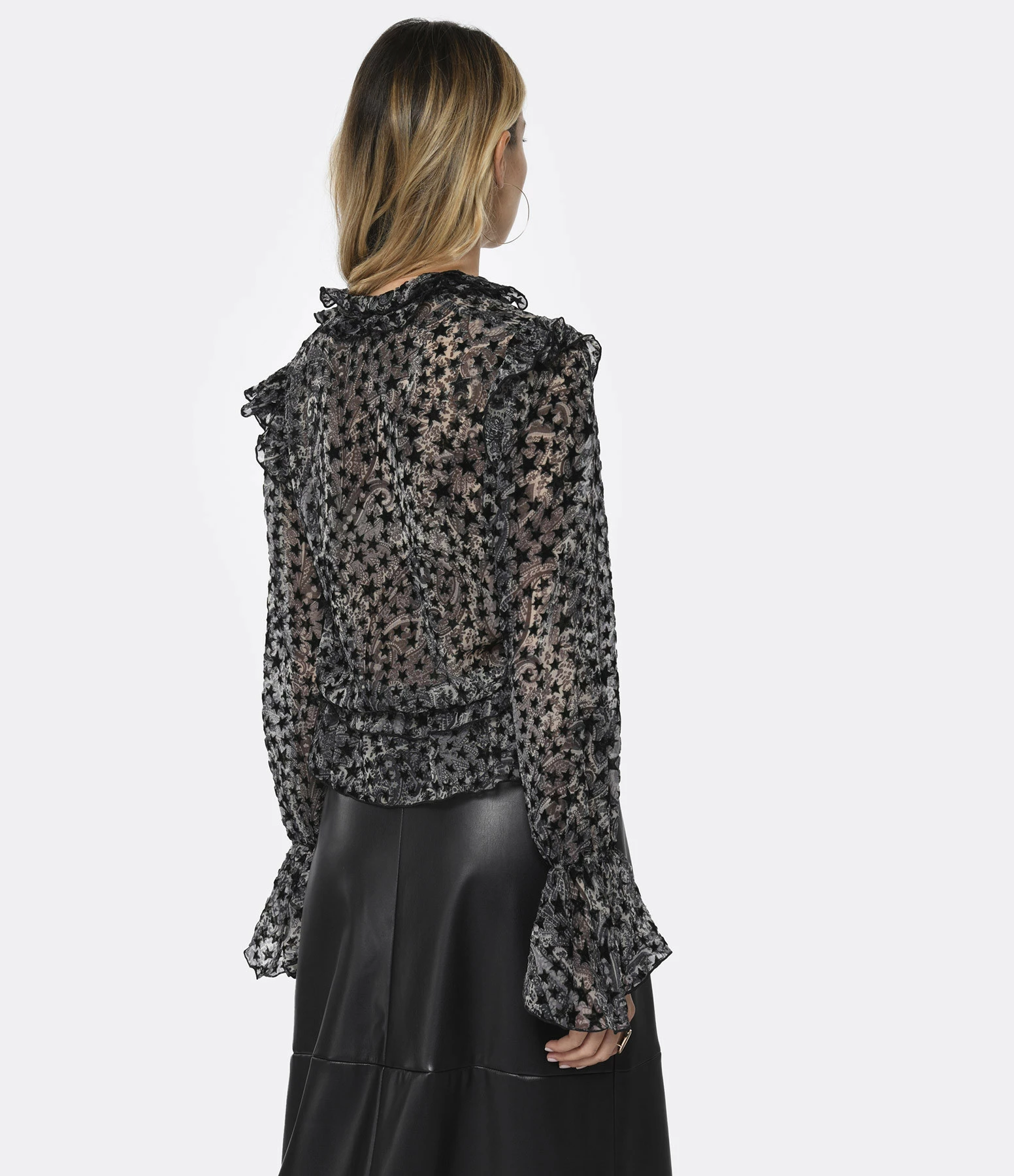 Zadig & Voltaire Blouse Tuya Gris – Image 4