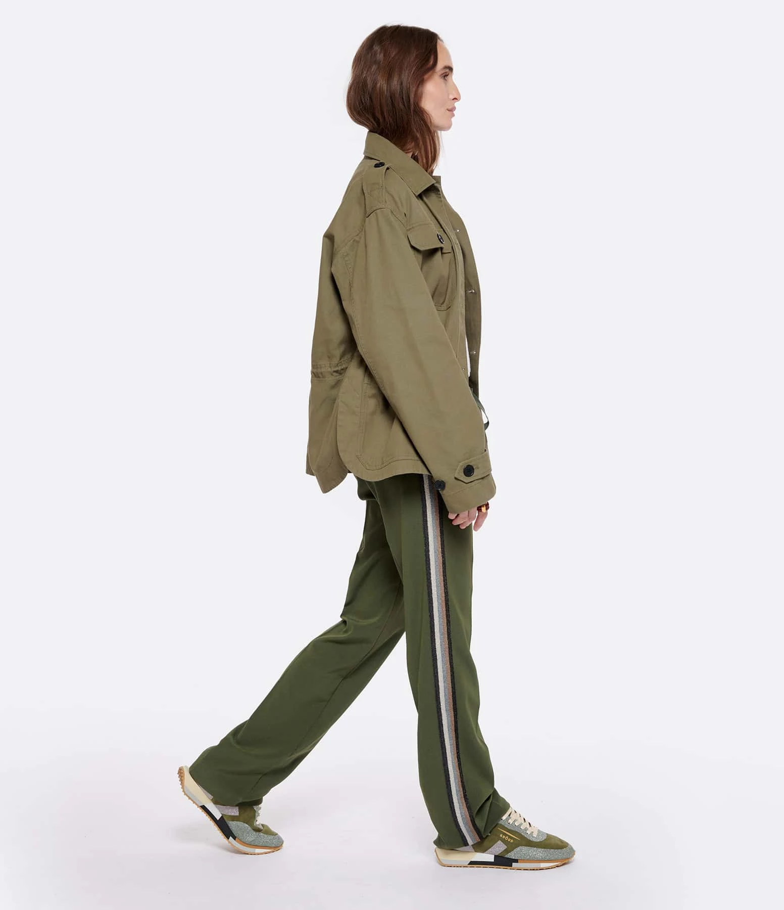 Zadig & Voltaire Pantalon Pomy Kaki – Image 3