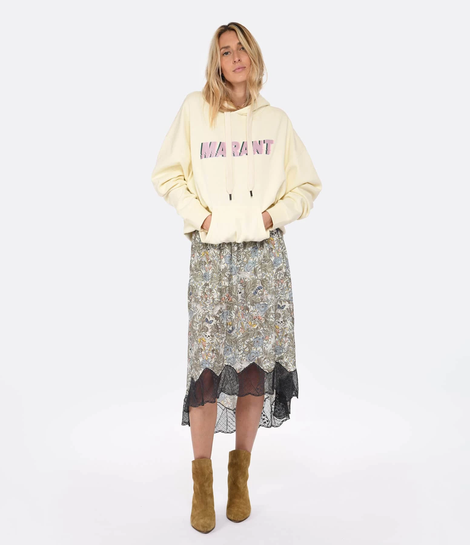 Zadig & Voltaire Jupe Longue Joslin Kaki – Image 2