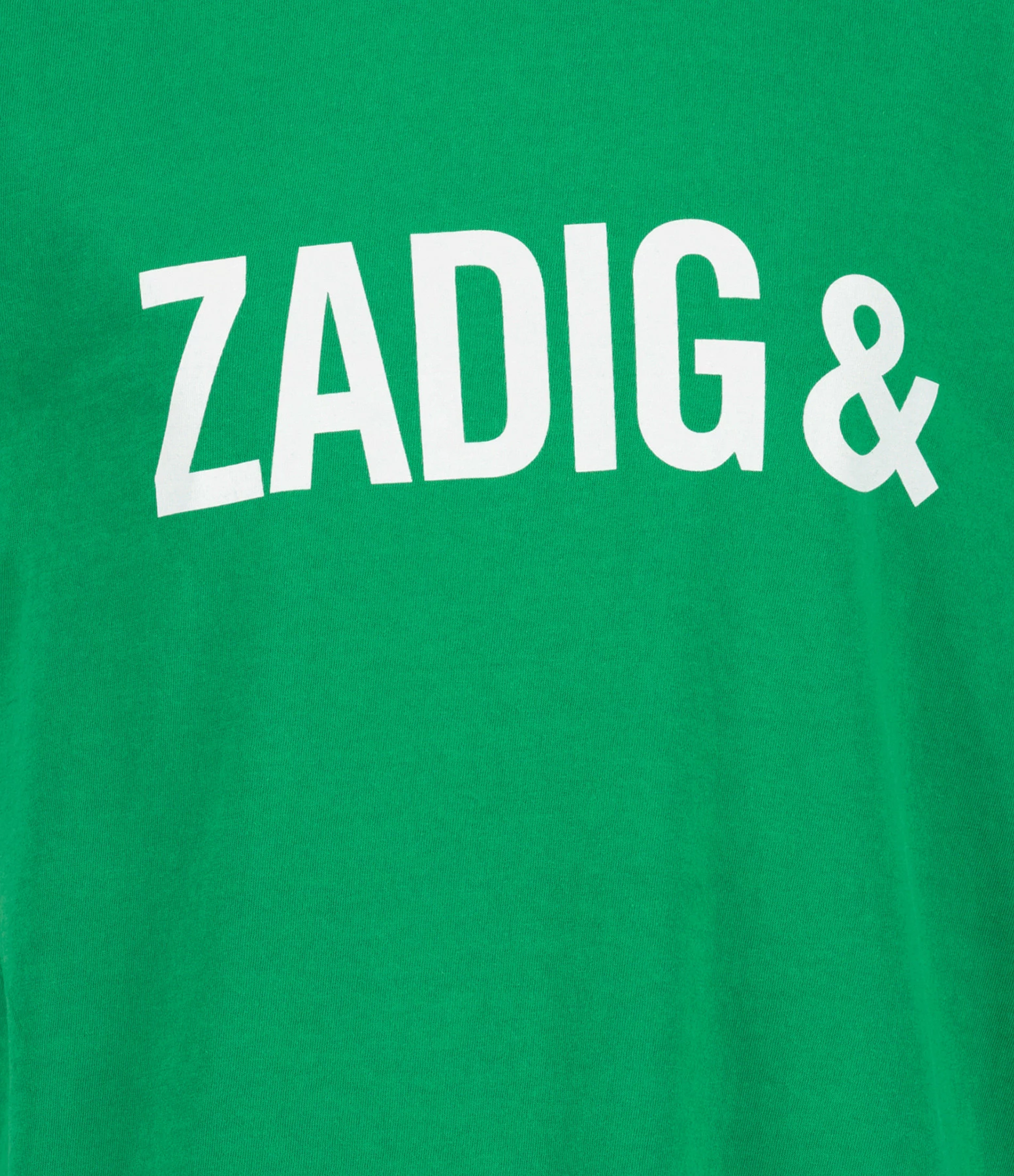 Zadig & Voltaire Tee-shirt Zoe ZV Coton Vert Garden – Image 3
