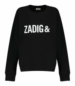 Zadig & Voltaire Sweatshirt Upper ZV Coton Noir