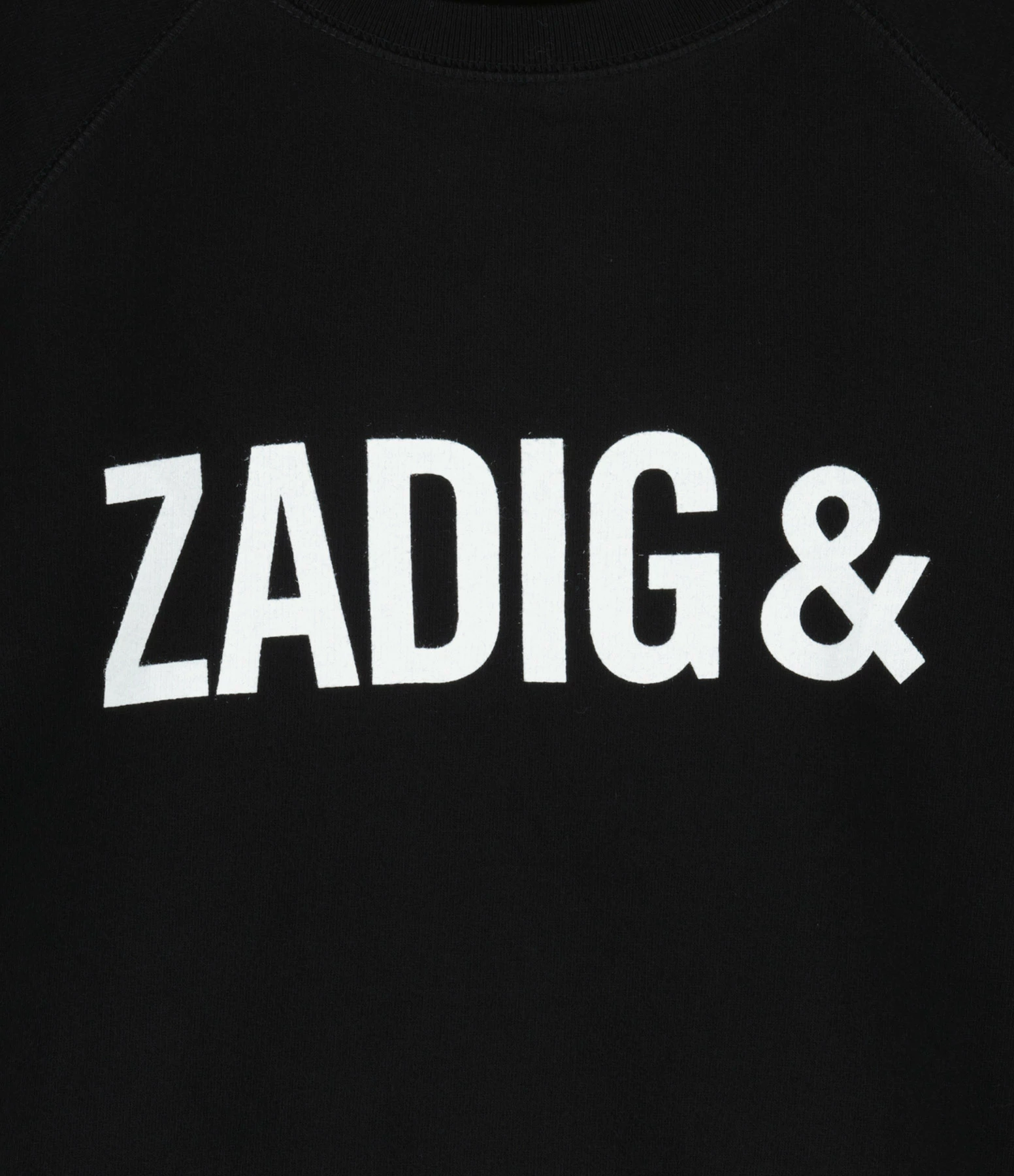 Zadig & Voltaire Sweatshirt Upper ZV Coton Noir – Image 2