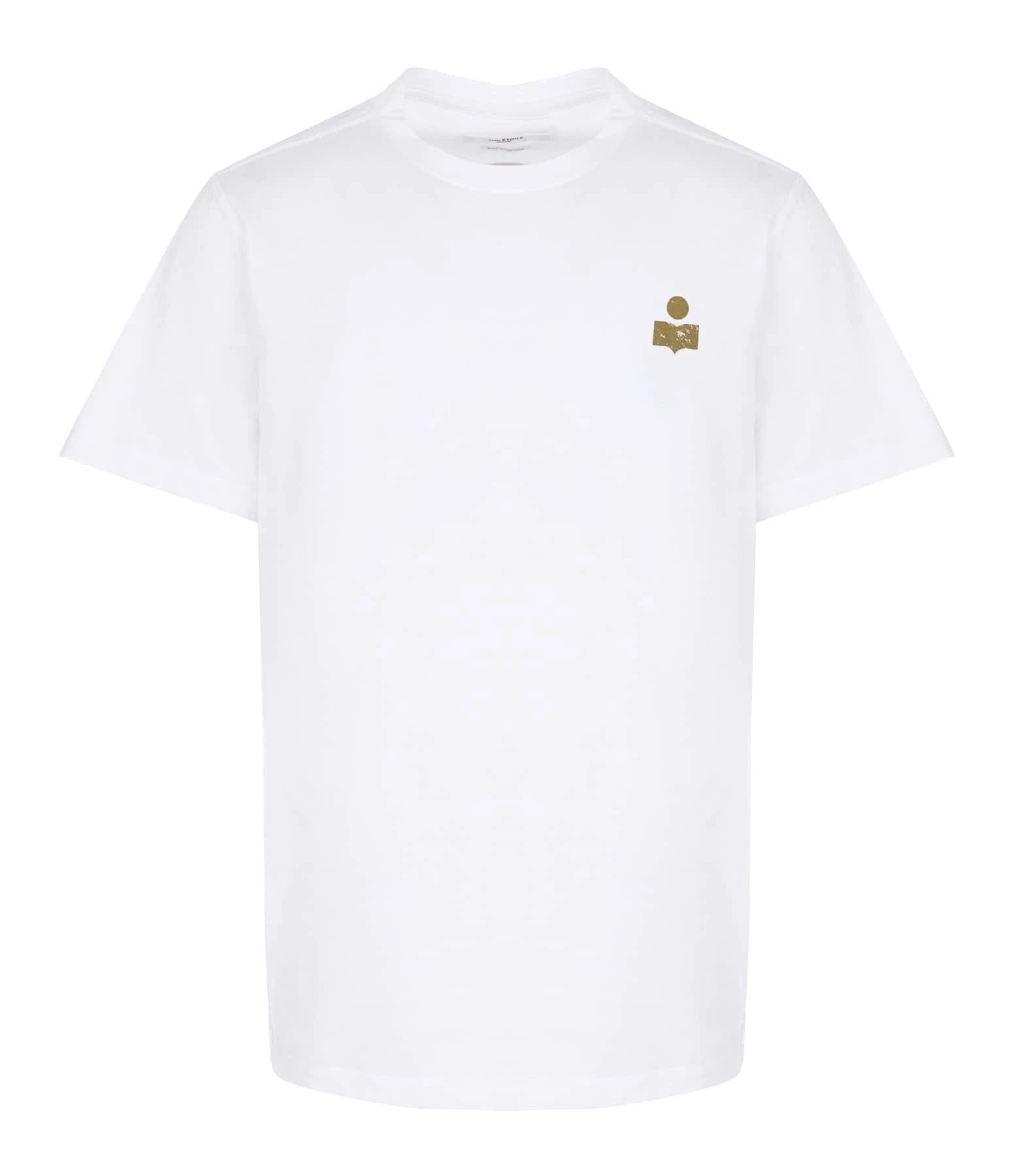 MARANT ÉTOILE Tee-shirt Zewel Coton Organique Blanc Kaki 3 MARANT ÉTOILE Tee-shirt Zewel Coton Organique Blanc Kaki
