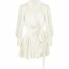 Zimmermann Robe Wrap Soie Crème
