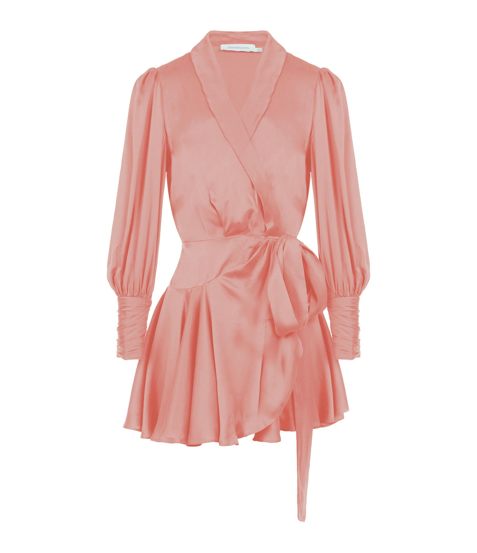 Zimmermann Robe Wrap Soie Lipstick 3 Zimmermann Robe Wrap Soie Lipstick