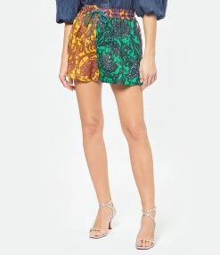 Zimmermann Short Tiggy Lin Imprimé Cachemire -Boutique de vente ZIMMERMANN zimme look20221110 215