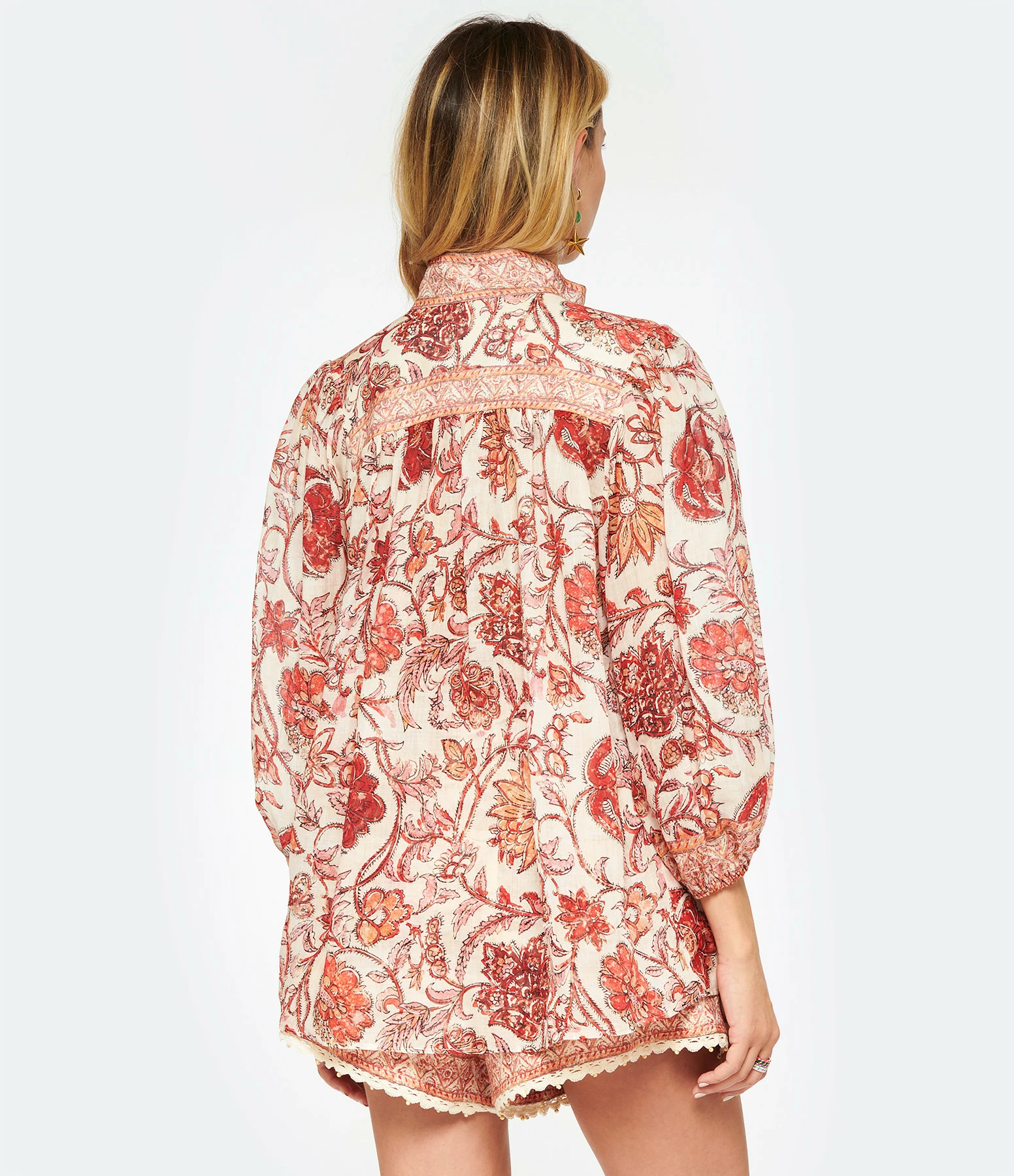 Zimmermann Chemise Vitali Fleuri Sépia – Image 4