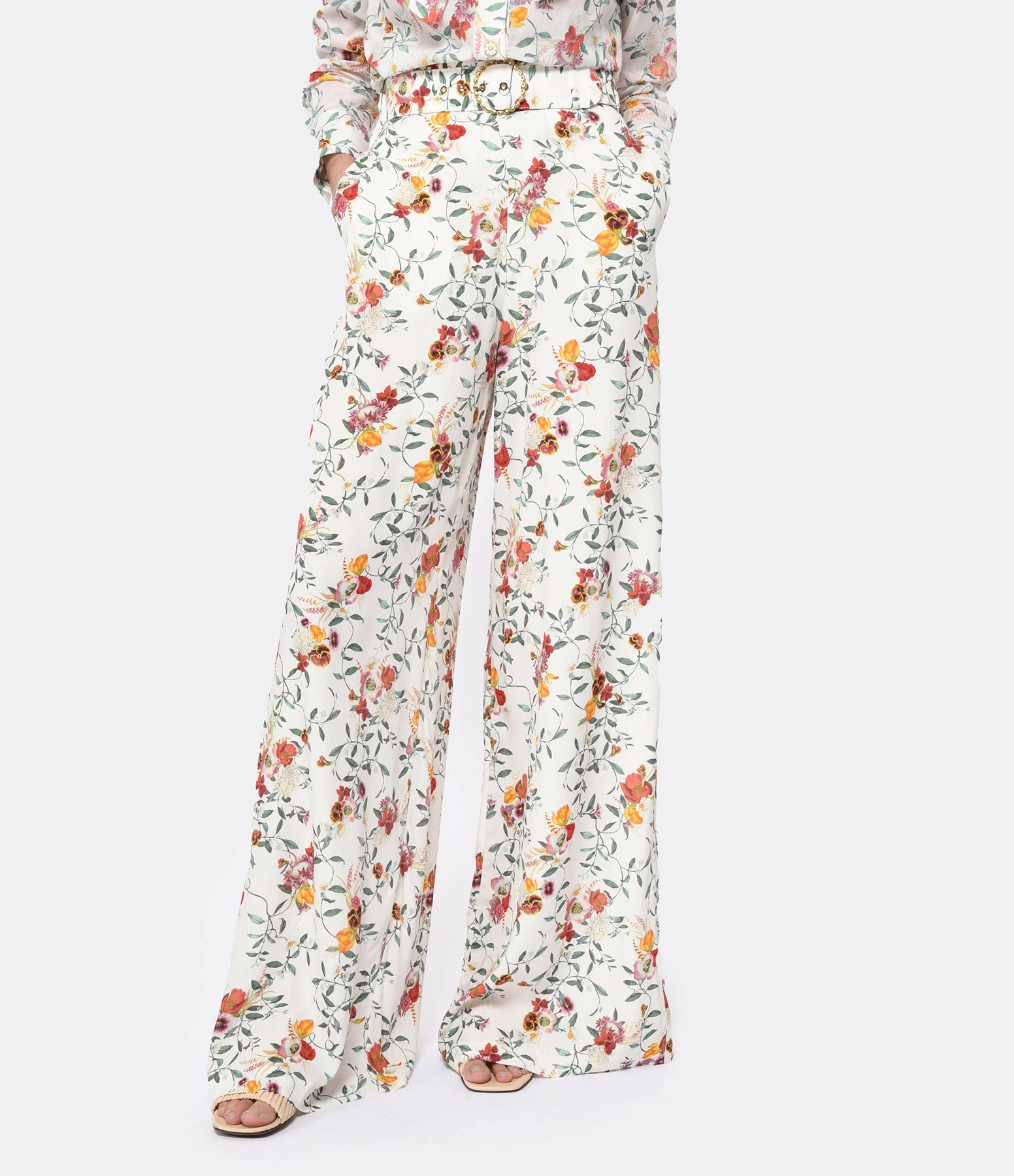 Zimmermann Pantalon Large Imprimé Multicolore 6 Zimmermann Pantalon Large Imprimé Multicolore – Image 4