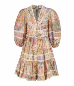 Zimmermann Robe Cira Coton Fleuri