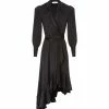 Zimmermann Robe Wrap Soie Noir
