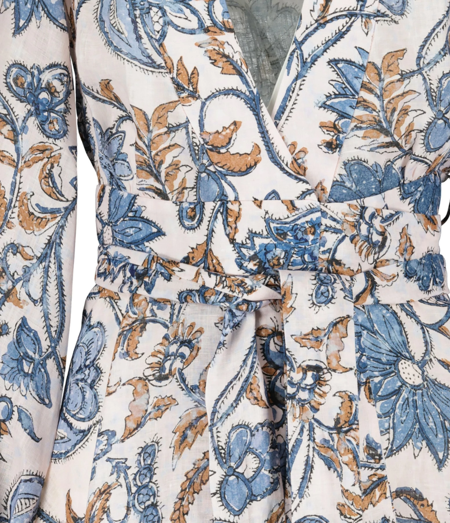 Zimmermann Robe Vitali Lin Fleuri Bleuet – Image 2